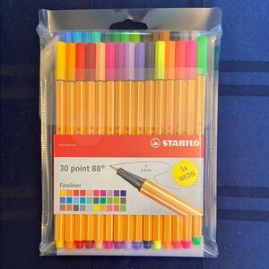 Stabilo fine liners